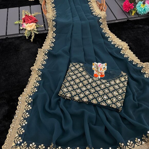 STYLISH SAREE - Picture 6 of 16